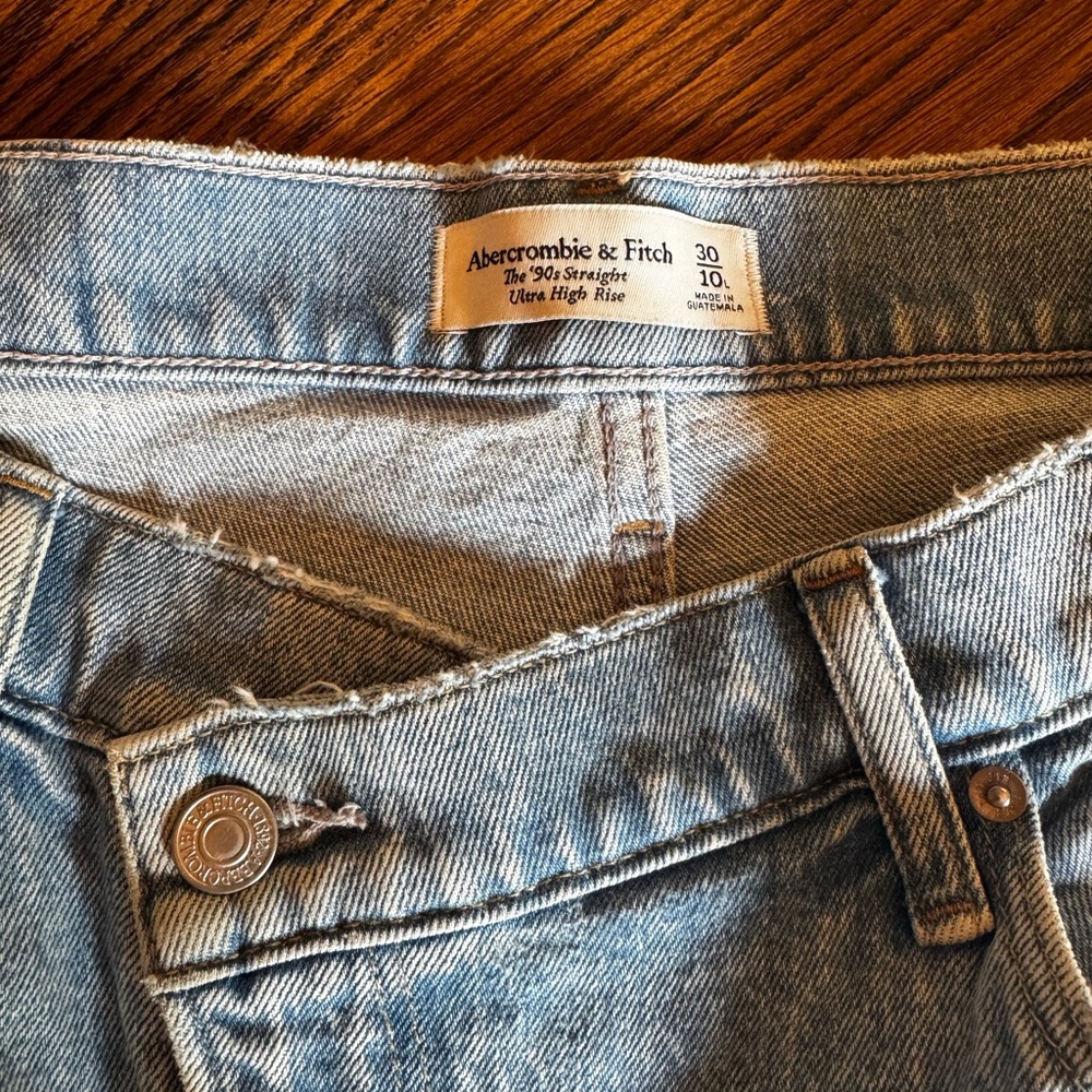 Abercrombie & Fitch High Rise Blue Jeans